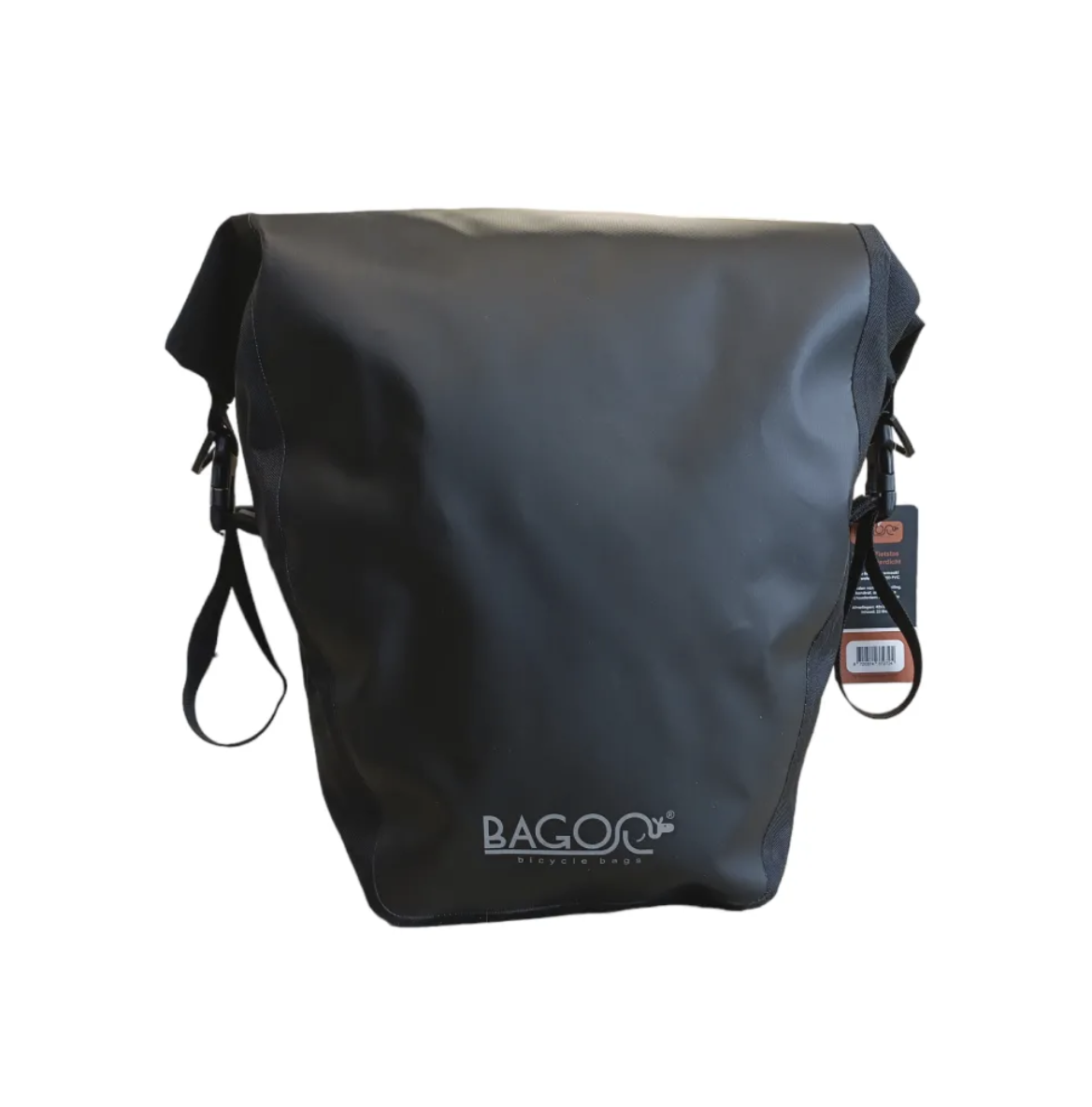 Bagoo Enkele Fietstas Pakaftas Zwart - 22 Liter - Bisonyl