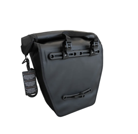 Bagoo Enkele Fietstas Pakaftas Zwart - 22 Liter - Bisonyl