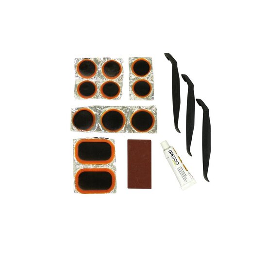 Dresco Fietsbandenreparatieset - Reparatieset Fiets - 17-delig