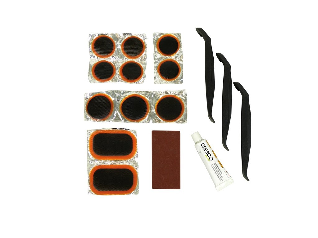 Dresco Fietsbandenreparatieset - Reparatieset Fiets - 17-delig