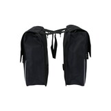 Dresco Dubbele Fietstas Shopper - 26 Liter - Zwart