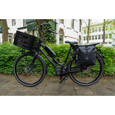 Voltano Dubbele Fietstas Rolltop E-bike Pro - Zwart - 48 Liter - 100% Waterdicht