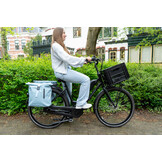 Voltano Dubbele Fietstas Rolltop E-bike Pro - Ice Blauw - 48 Liter - 100% Waterdicht