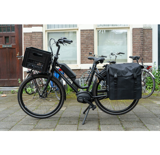 Voltano Dubbele Fietstas XXL - Zwart - 60 Liter