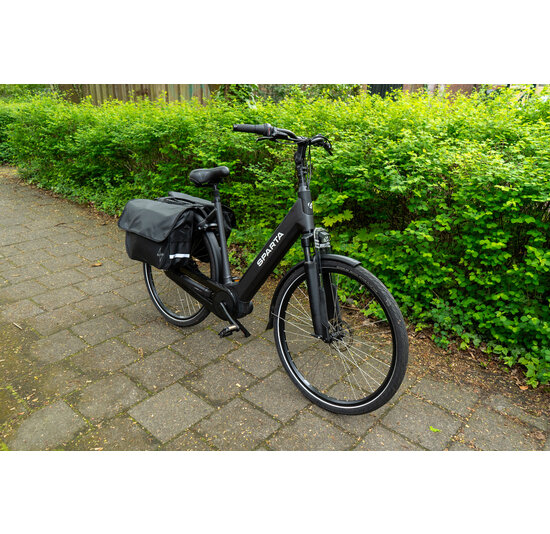 Voltano Luxe Dubbele Fietstas XL - Zwart - 44 Liter - 100% Waterdicht