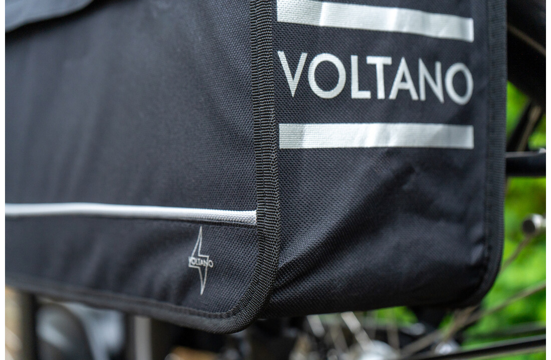Voltano Voorgevormde Enkele Fietstas / Pakaftas - Zwart - 17L