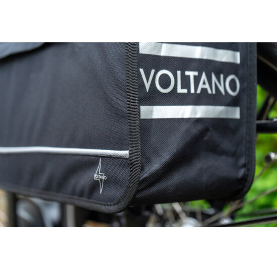Voltano Voorgevormde Enkele Fietstas / Pakaftas - Zwart - 17L