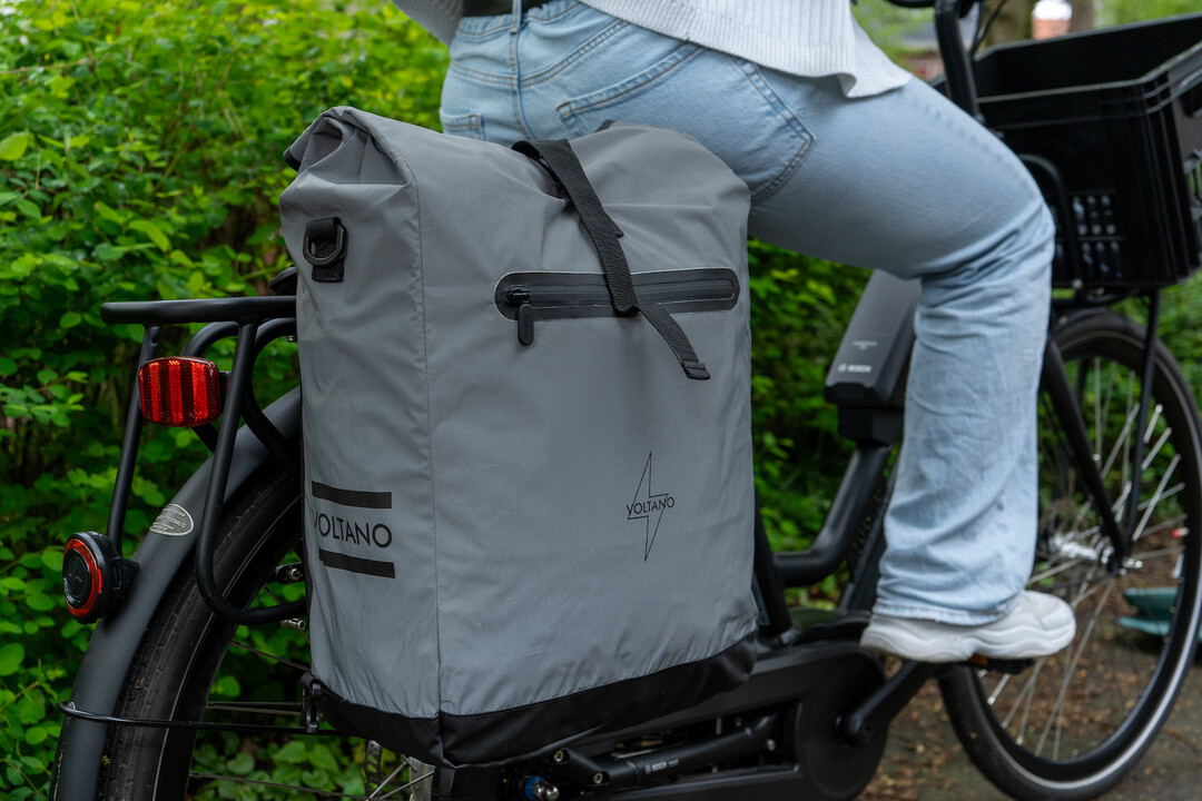 Voltano Luxe E-bike Fietstas / Rugtas Special Edition - Reflecterend - 28L - Laptopvak