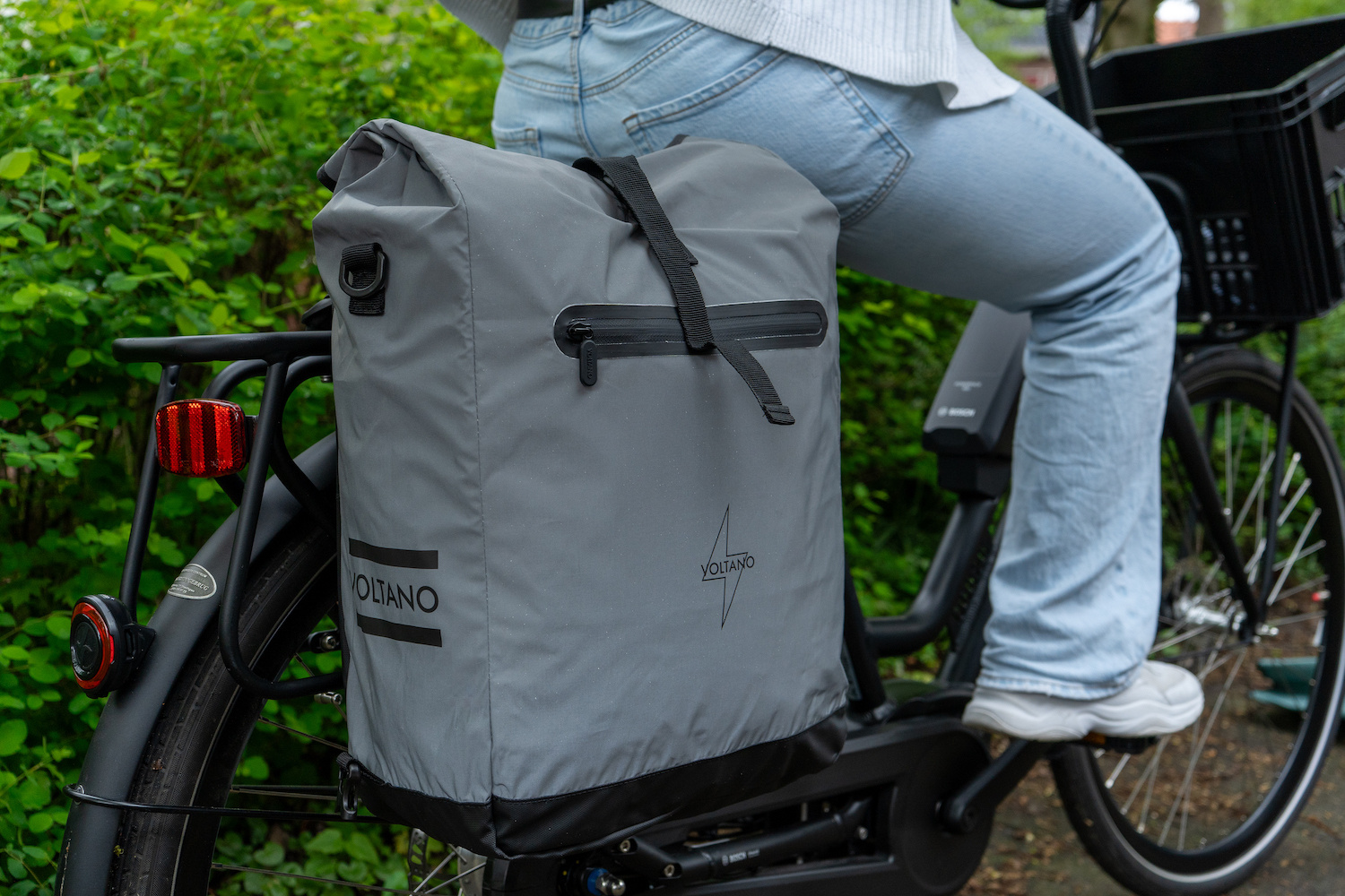 Voltano Luxe E-bike Fietstas / Rugtas Special Edition - Reflecterend - 28L - Laptopvak