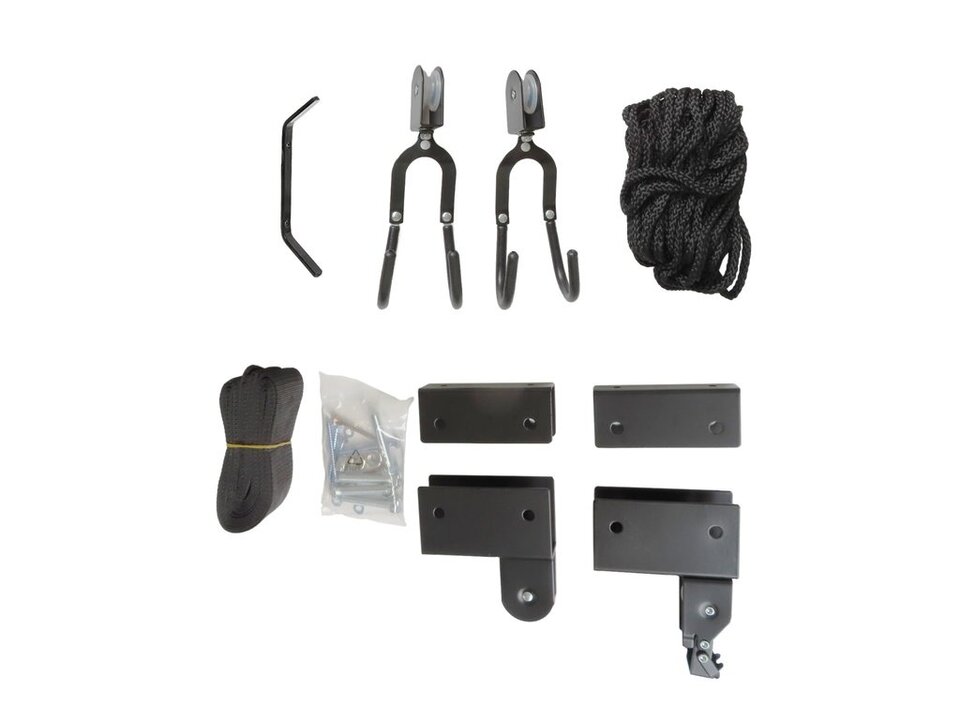 Dresco Fietslift Heavy Duty - Zwart - Ophangsysteem Fiets Tot 57 KG