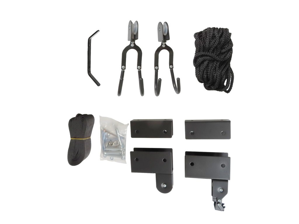 Dresco Fietslift Heavy Duty - Zwart - Ophangsysteem Fiets Tot 57 KG