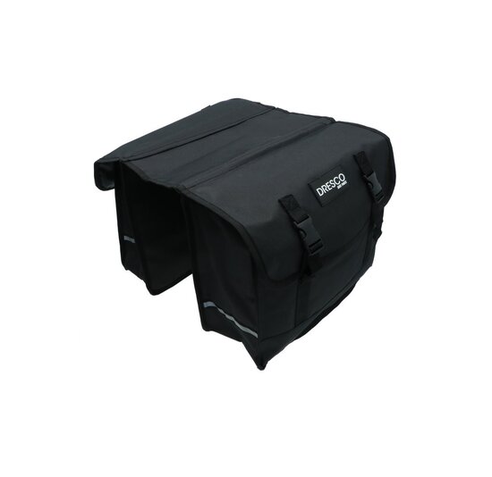 Dresco Dubbele Fietstas Basic - 30 Liter - Zwart