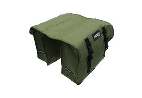 Dresco Dubbele Fietstas Basic - 30 Liter - Groen