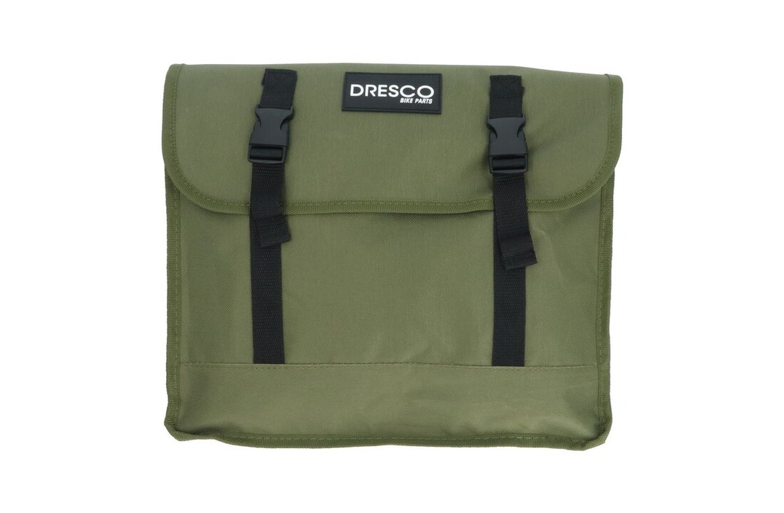 Dresco Dubbele Fietstas Basic - 30 Liter - Groen