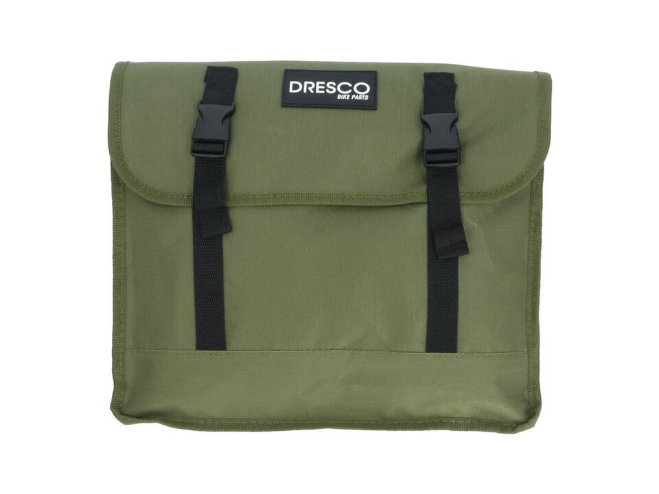 Dresco Dubbele Fietstas Basic - 30 Liter - Groen