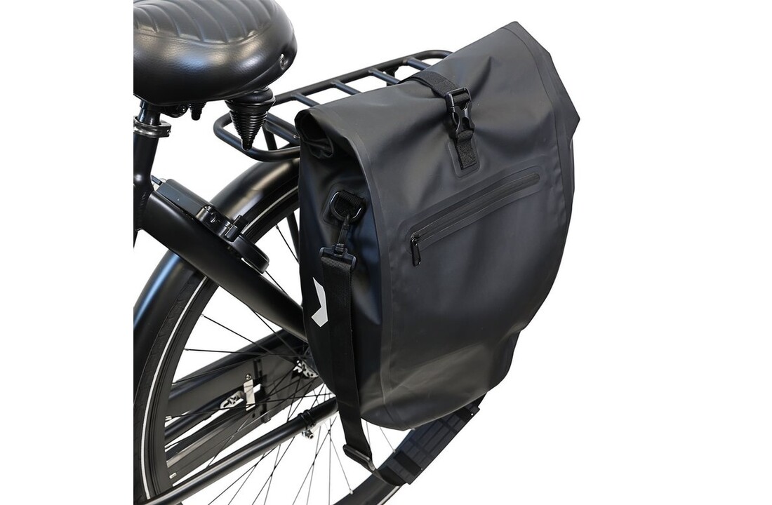 Dresco Enkele Fietstas Traveller Luxe - 28 Liter - Zwart
