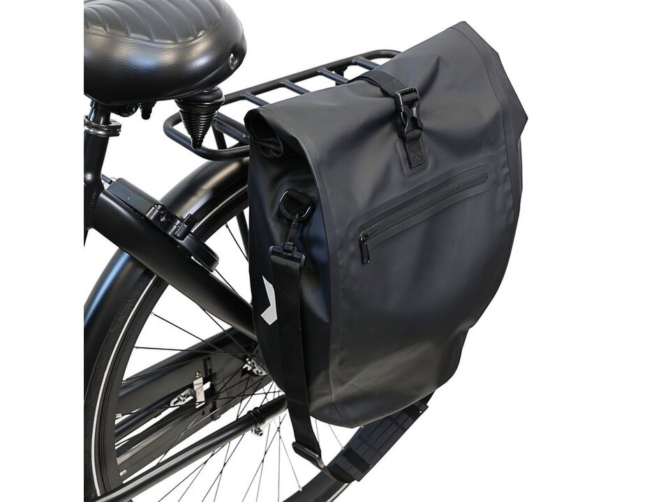 Dresco Enkele Fietstas Traveller Luxe - 28 Liter - Zwart