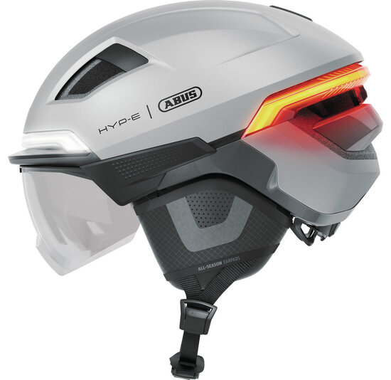 Abus HYP-E ACE Pedelec Fietshelm - Gleam Silver