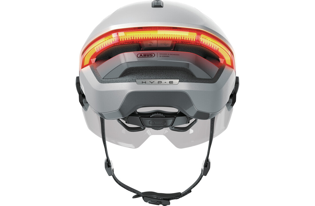 Abus HYP-E ACE Pedelec Fietshelm - Gleam Silver