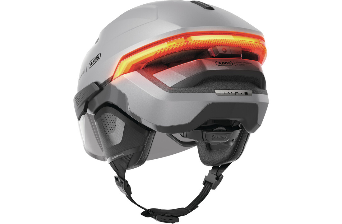 Abus HYP-E ACE Pedelec Fietshelm - Gleam Silver