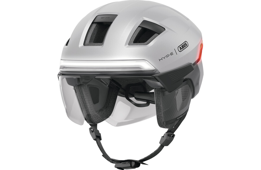 Abus HYP-E ACE Pedelec Fietshelm - Gleam Silver