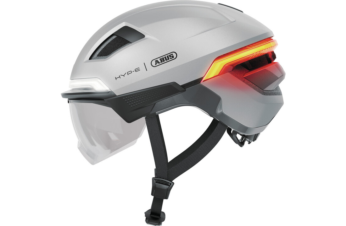 Abus HYP-E ACE Pedelec Fietshelm - Gleam Silver