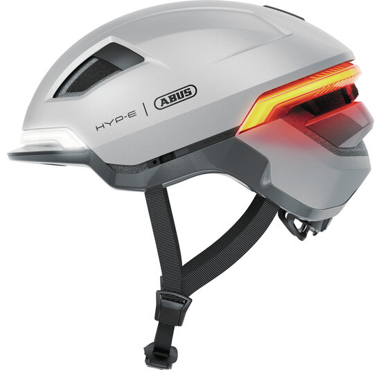 Abus HYP-E Pedelec Fietshelm - Gleam Silver