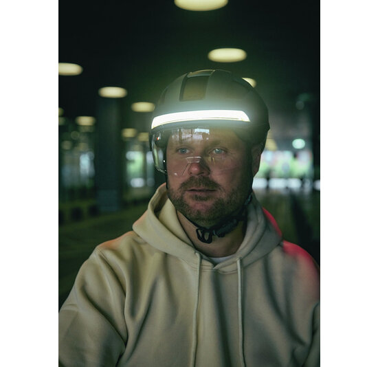 Abus HYP-E Pedelec Fietshelm - Gleam Silver