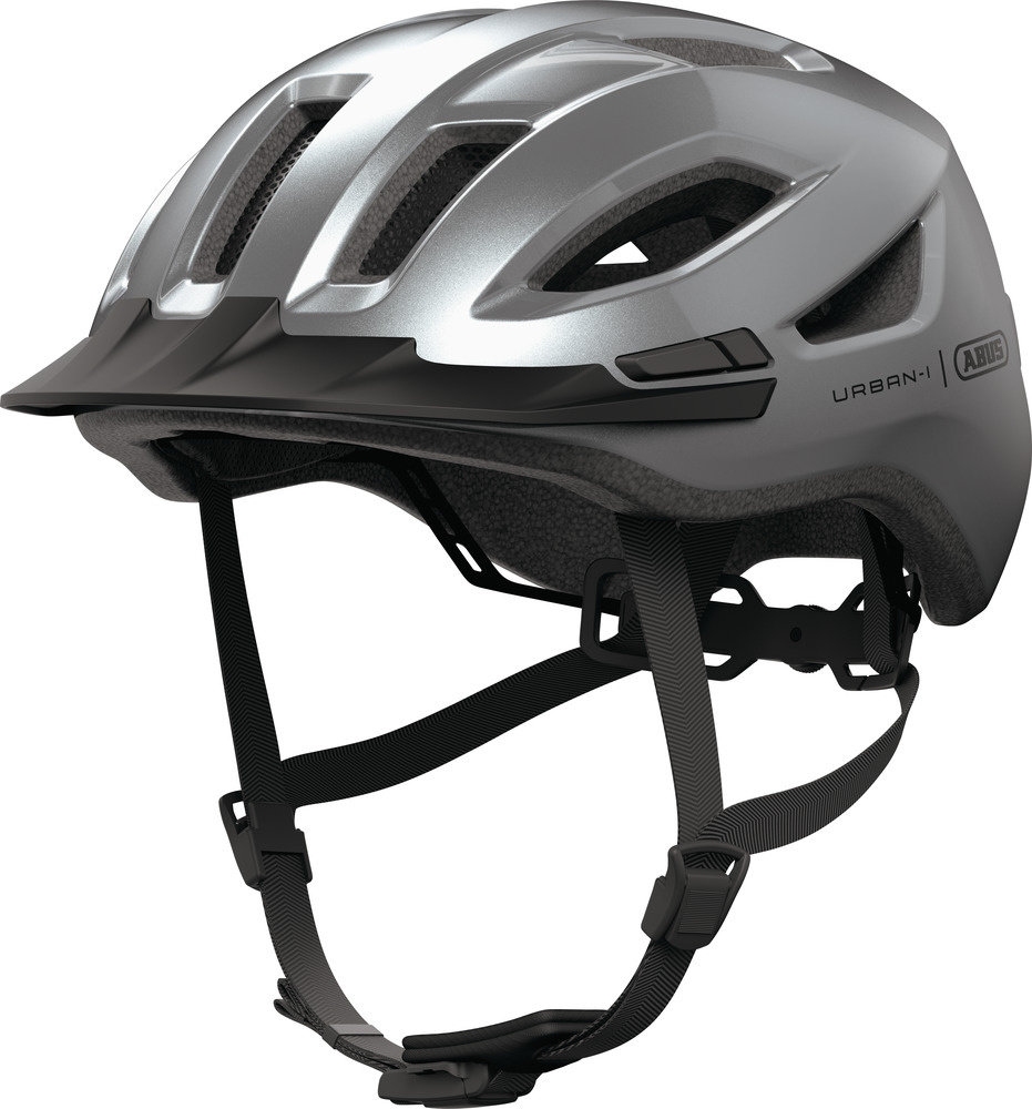 Abus Fietshelm Urban-I 4.0 - Graphite Silver