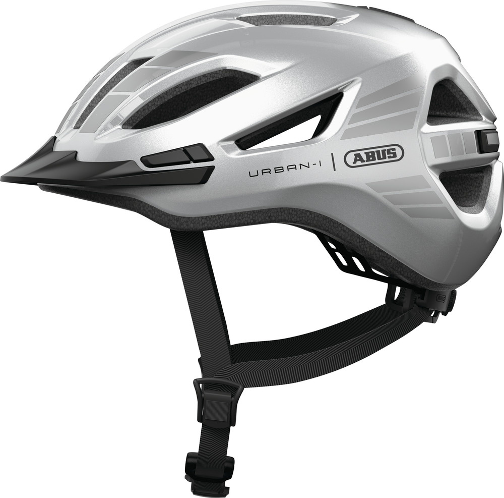 Abus Fietshelm Urban-I 4.0 - LR Signal Silver