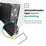 Voltano Dubbele Fietstas XXL - Pink Elegance - 60 Liter - Afstandshouder Optie