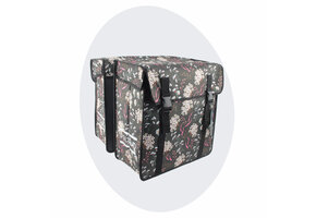 Voltano Dubbele Fietstas XXL - Pink Elegance - 60 Liter - Afstandshouder Optie