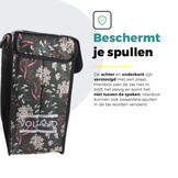 Voltano Dubbele Fietstas XXL - Pink Elegance - 60 Liter - Afstandshouder Optie