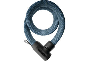 Abus 4004K Yarnit Kabelslot - 110cm - Denim Blauw
