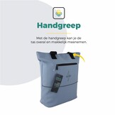 Voltano E-bike City Shopper - Ice Blauw - 22 Liter