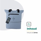 Voltano E-bike City Shopper - Ice Blauw - 22 Liter