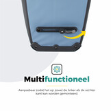 Voltano E-bike Shopper Fietstas - Ice Blauw / Zwart - 27 Liter