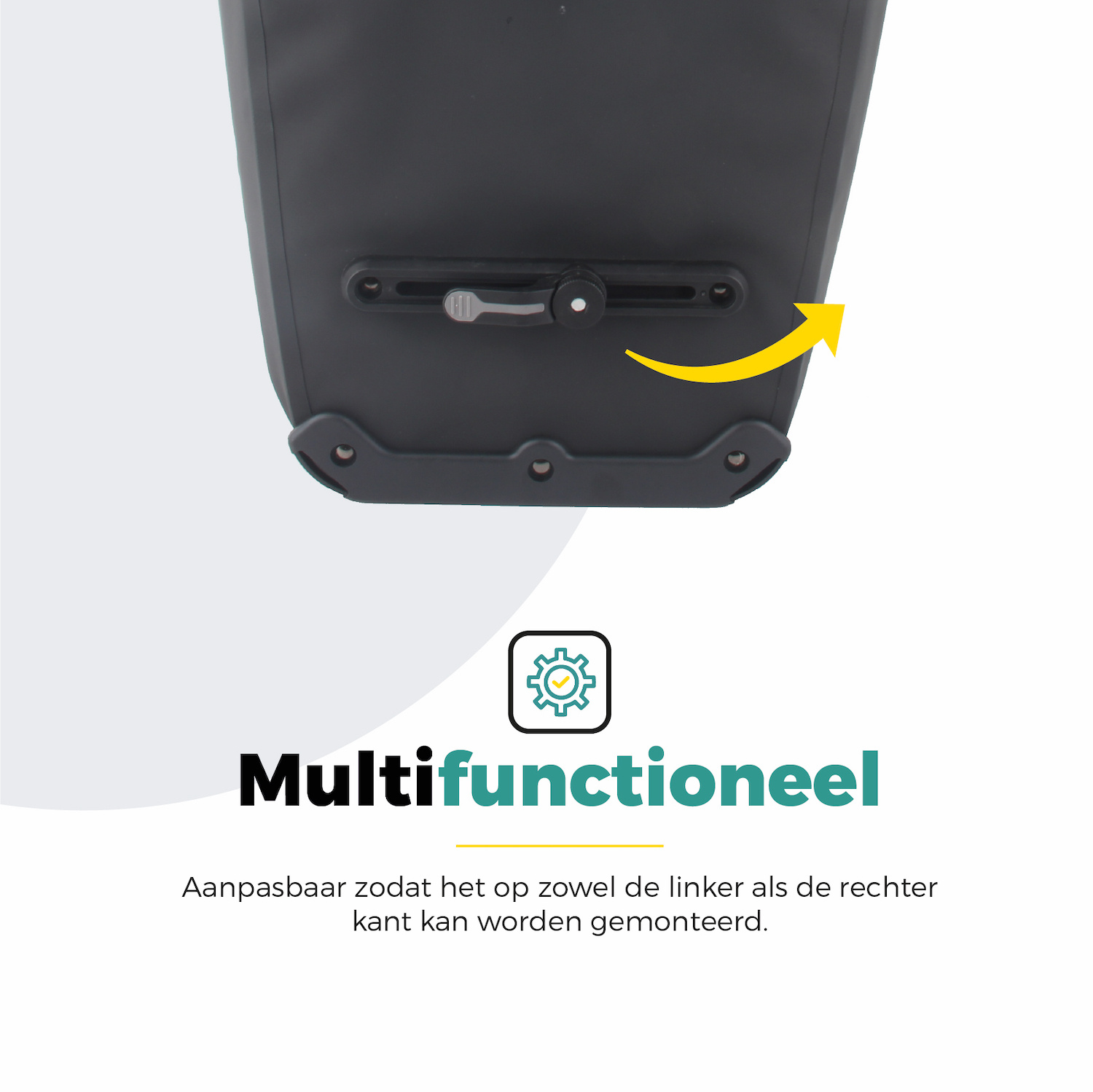 Voltano E-bike Shopper Fietstas - Zwart - 27 Liter