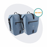 Voltano Enkele Fietstas Set E-bike - Ice Blauw - 46 Liter