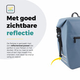 Voltano Enkele Fietstas Set E-bike - Ice Blauw - 46 Liter