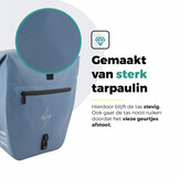 Voltano Enkele Fietstas Set E-bike - Ice Blauw - 46 Liter