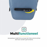 Voltano Enkele Fietstas Set E-bike - Ice Blauw - 46 Liter