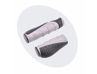 Voltano Ergonomische Fietshandvatten Zwart Grijs