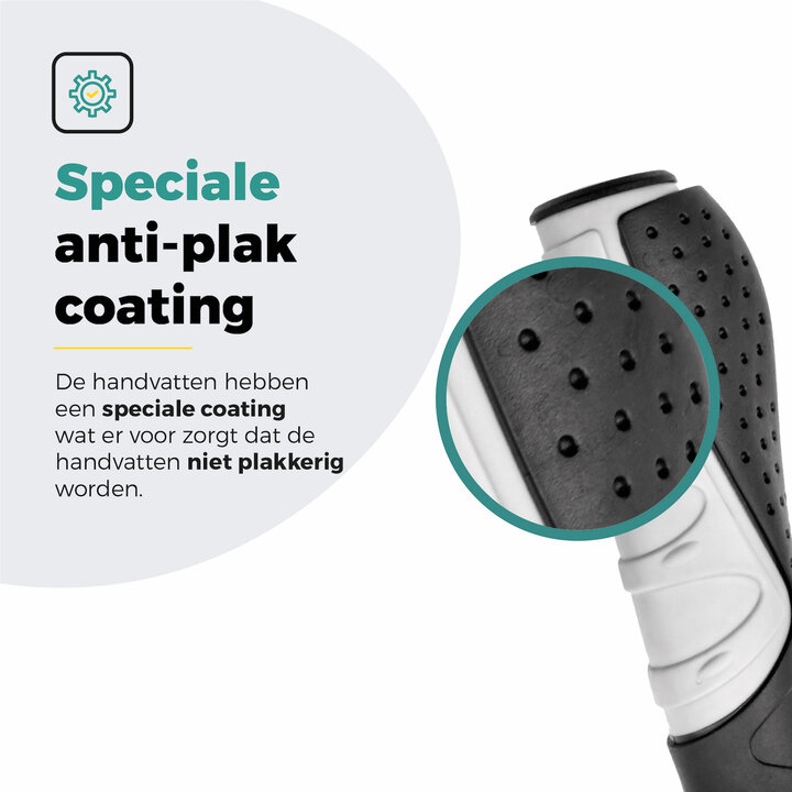 Voltano Ergonomische Fietshandvatten Zwart Grijs - 132 / 92 MM