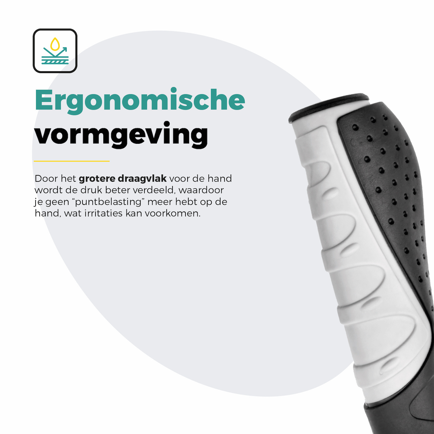 Voltano Ergonomische Fietshandvatten Zwart Grijs - 132 / 92 MM