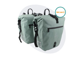 Voltano Enkele Fietstas Set E-bike - Mint Groen - 46 Liter