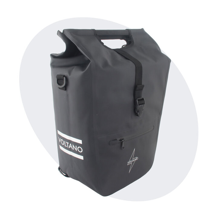 Voltano E-bike Shopper Fietstas - Zwart - 27 Liter