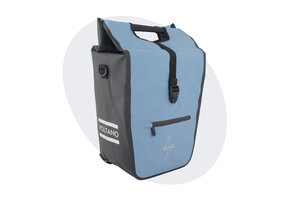 Voltano E-bike Shopper Fietstas - Ice Blauw / Zwart