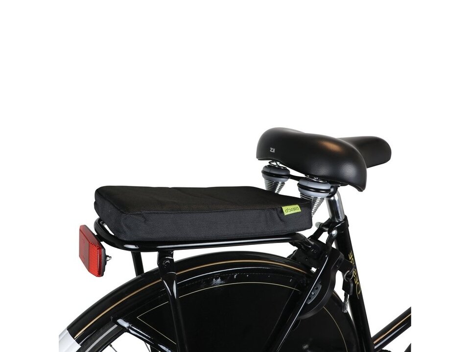 Dresco Bagagedragerkussen - Zwart