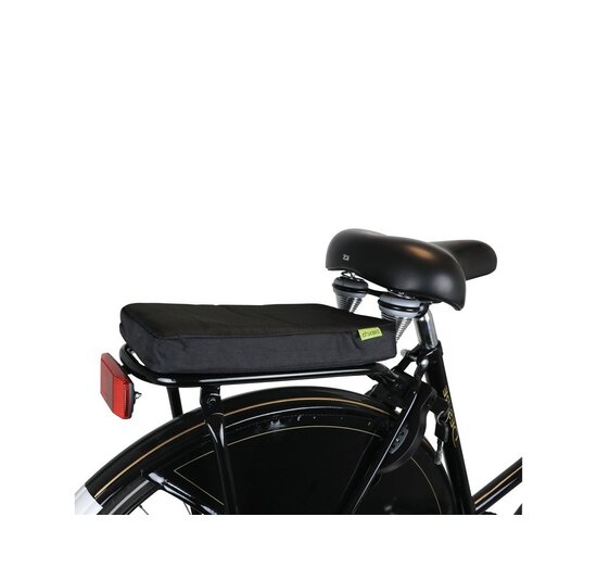 Dresco Bagagedragerkussen - Zwart